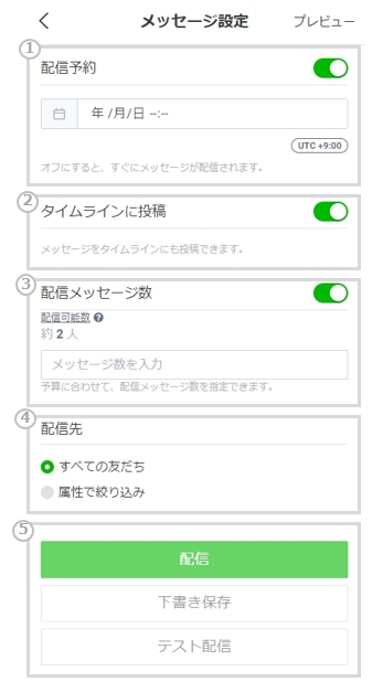 Line公式アカウント 旧 Line メッセージ配信を作成する Line For Business Line公式アカウント 旧 Line メッセージ配信を作成する Line For Business