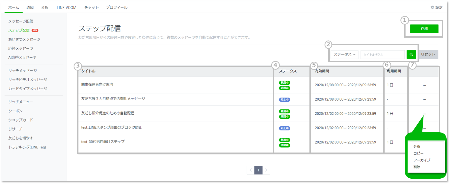 Line公式アカウント Line Official Account Manager ステップ配信マニュアル Line For Business